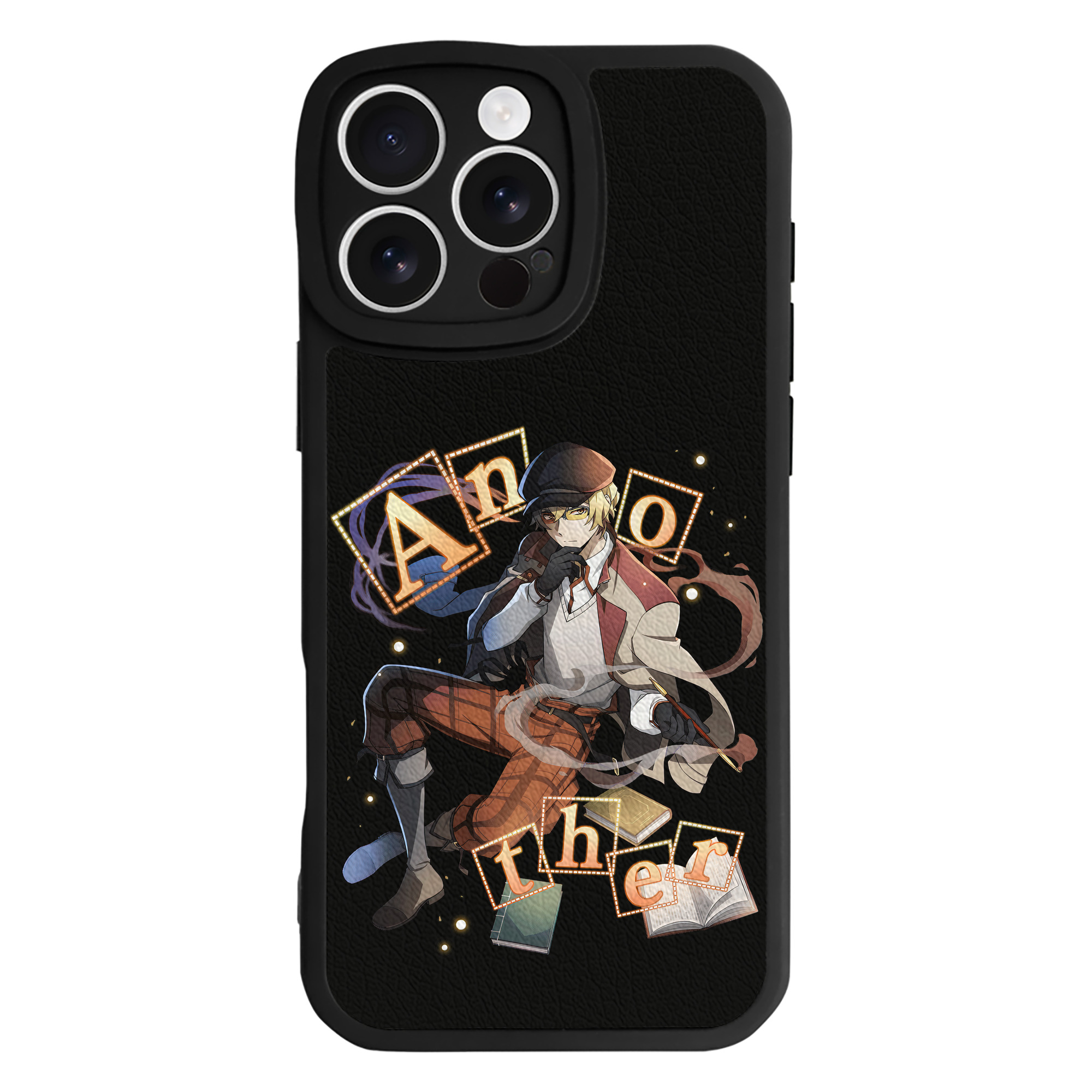 （画像用） 文豪ストレイドッグス Bungo Stray Dogs 【iPhone 16シリーズ対応】シリコンスマホケース（レザー調） 材質：シリコン